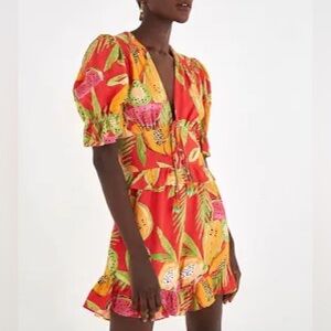 Farm Rio Papaya Romper